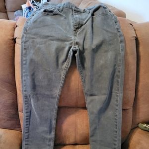Men's Levi jeans. Gray/Black